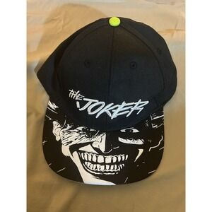 The JOKER Embroidered Snap Back Hat‎ Flat Bill Graphic Batman New